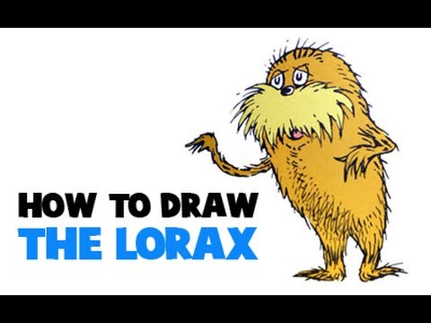 480x360 how to draw the lorax - Lorax Drawing