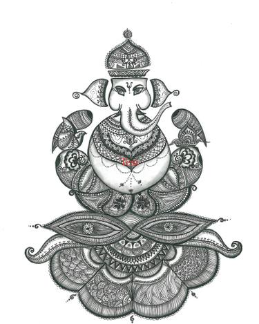 375x469 Lord Ganesha Drawing - Lord Ganesha Drawing
