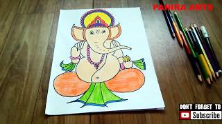 320x180 How To Draw Lord Ganpati Step - Lord Ganesha Drawing Images
