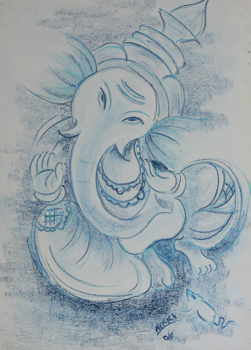 861x1200 Lord Ganesha Drawing - Lord Ganesha Drawing Images