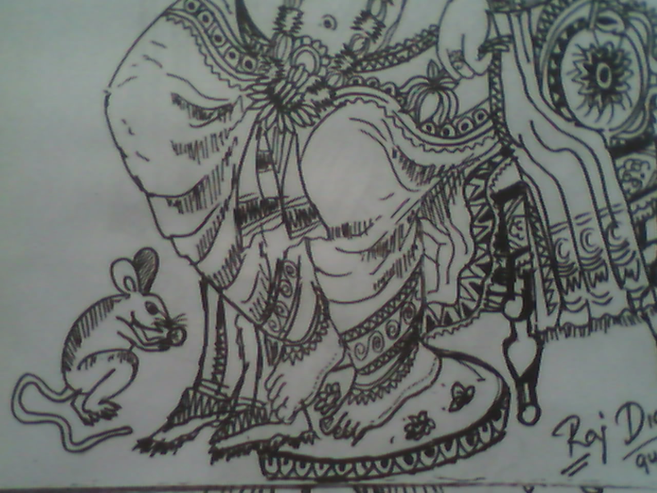 1280x960 Lord Ganesha Pictures Drawings - Lord Ganesha Drawing Images