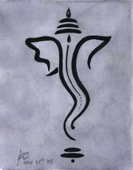 429x551 easy drawing of lord ganesha how to draw lord ganesha drawing - Lord Ganesha Drawing Images