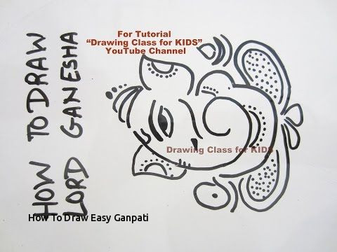 480x360 how to draw easy ganpati how to draw ganesha ganpati drawing - Lord Ganesha Drawing Pictures