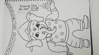 320x180 How To Draw Simple Lord Ganesha Drawing For Childrens Step - Lord Ganesha Drawing Pictures