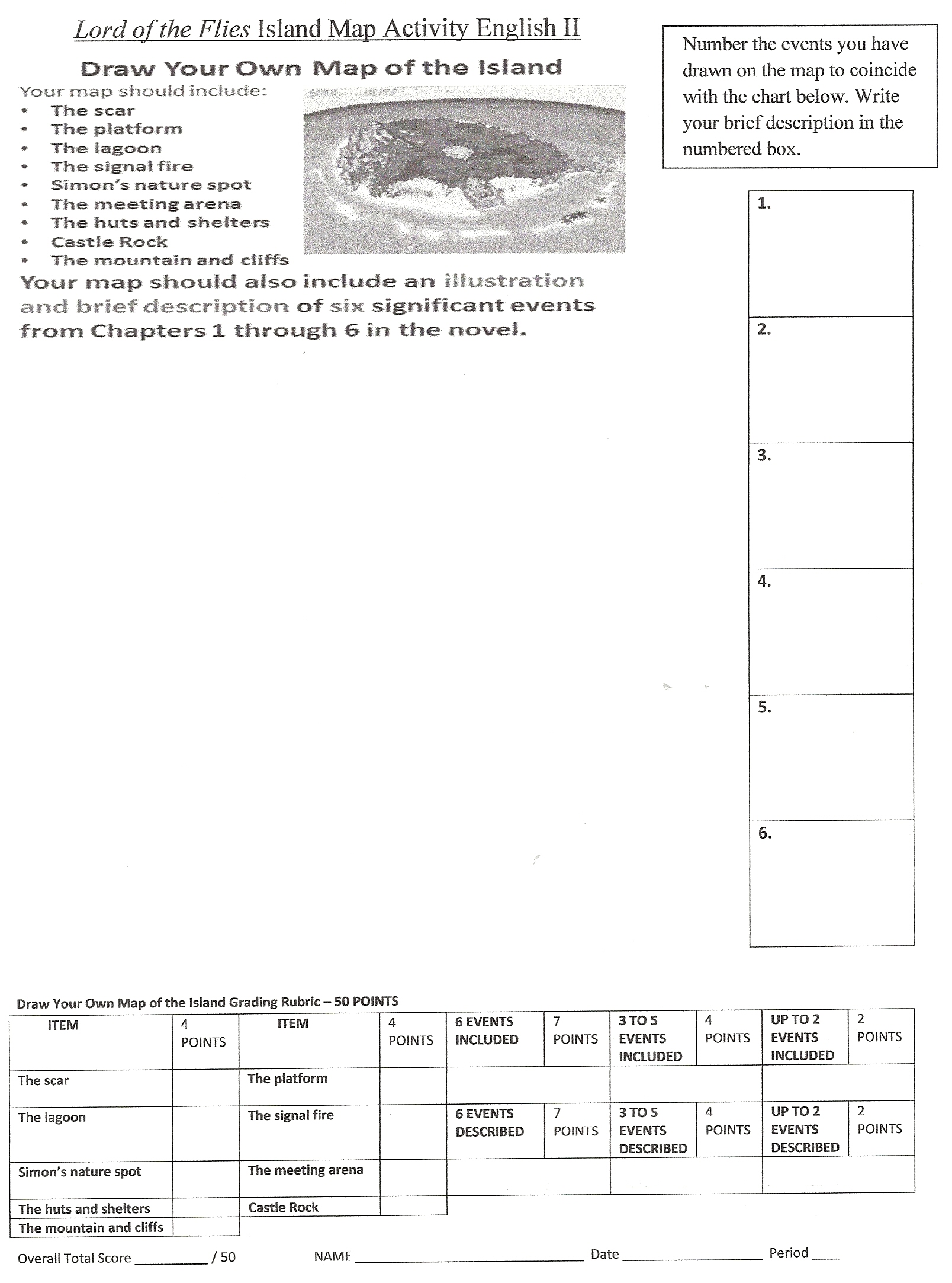 1608x2165 lord of the flies island maps gloria bonnell secondary english - Lord Of The Flies Island Drawing