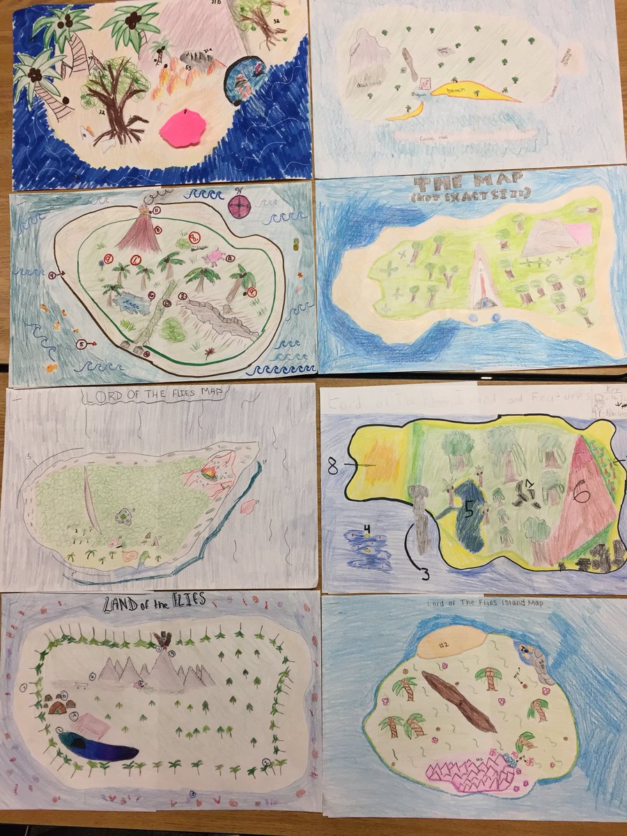 900x1200 Jessica Guerrette On Twitter After Compiling Quotes - Lord Of The Flies Island Drawing