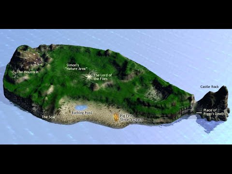 480x360 Lord Of The Flies Island - Lord Of The Flies Island Map Drawing