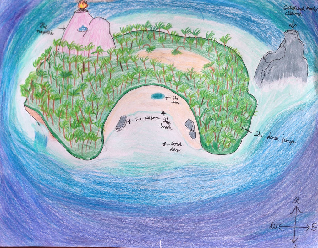 Lord Of The Flies Island Map Drawing at Explore