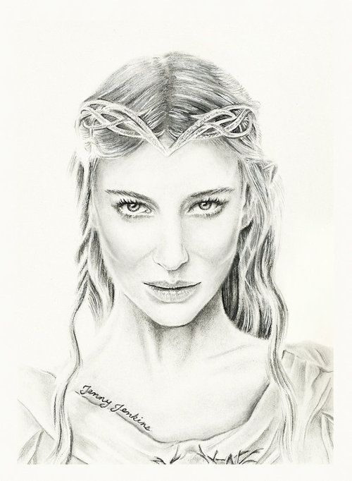 500x682 I Love The Clean Lines! But It's Also Got Lots Of Depth To It - Lord Of The Rings Drawings