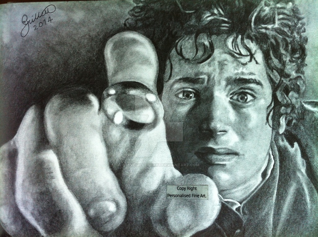 1024x765 frodo baggins - Lord Of The Rings Drawings