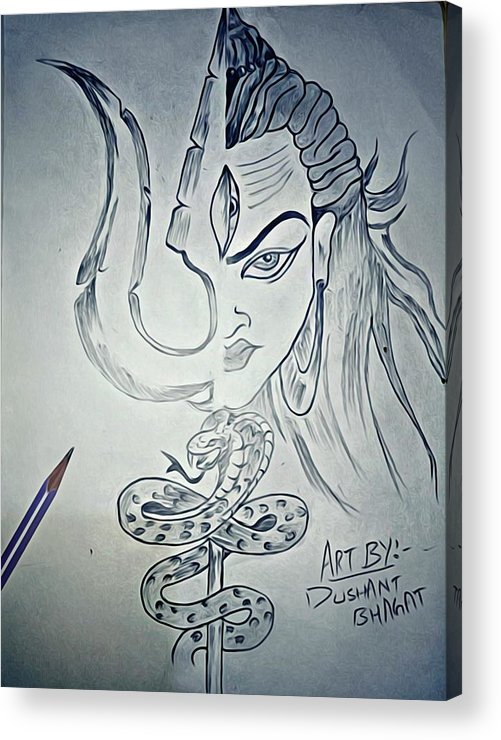 Lord Shiva Easy Drawing - art-probono