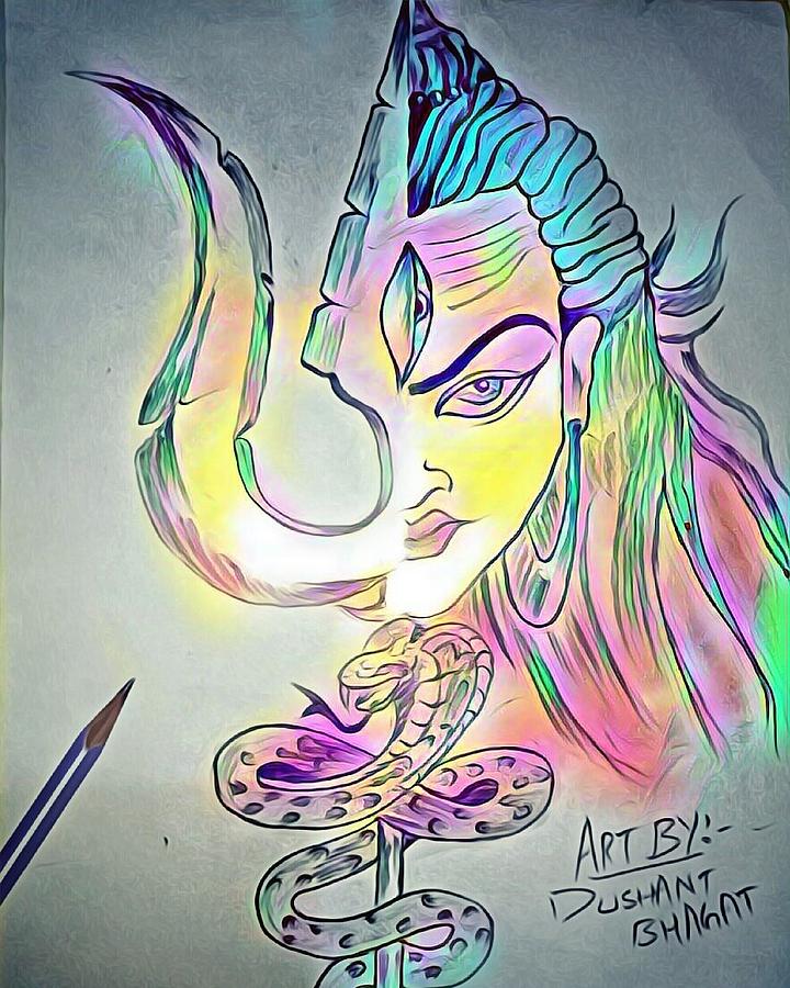 Lord Shiva Drawing at Explore collection of Lord