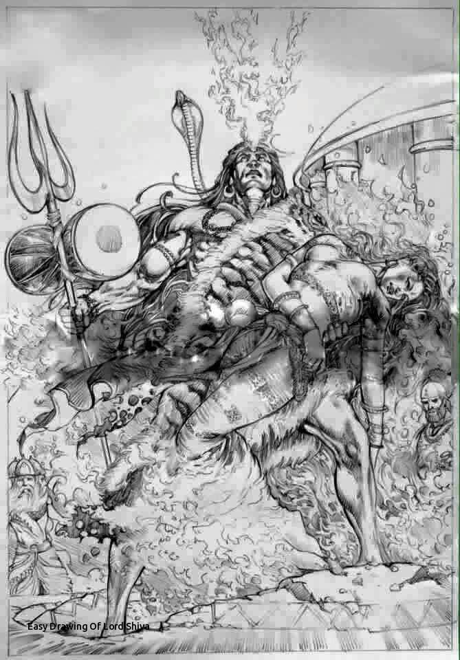 669x960 easy drawing of lord shiva best lord shiva images - Lord Shiva Drawing