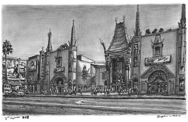 765x497 chinese theatre, los angeles, california - Los Angeles Drawing