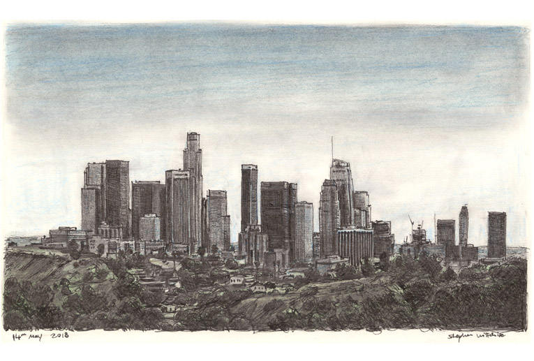 765x517 downtown los angeles skyline - Los Angeles Drawing