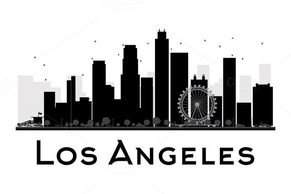 Los Angeles Skyline Drawing at PaintingValley.com | Explore collection ...