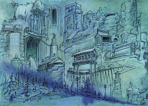 300x216 Lost City Drawings Fine Art America - Lost Drawings