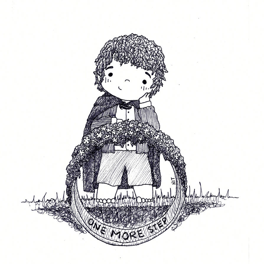 894x894 One More Step - Lotr Drawings