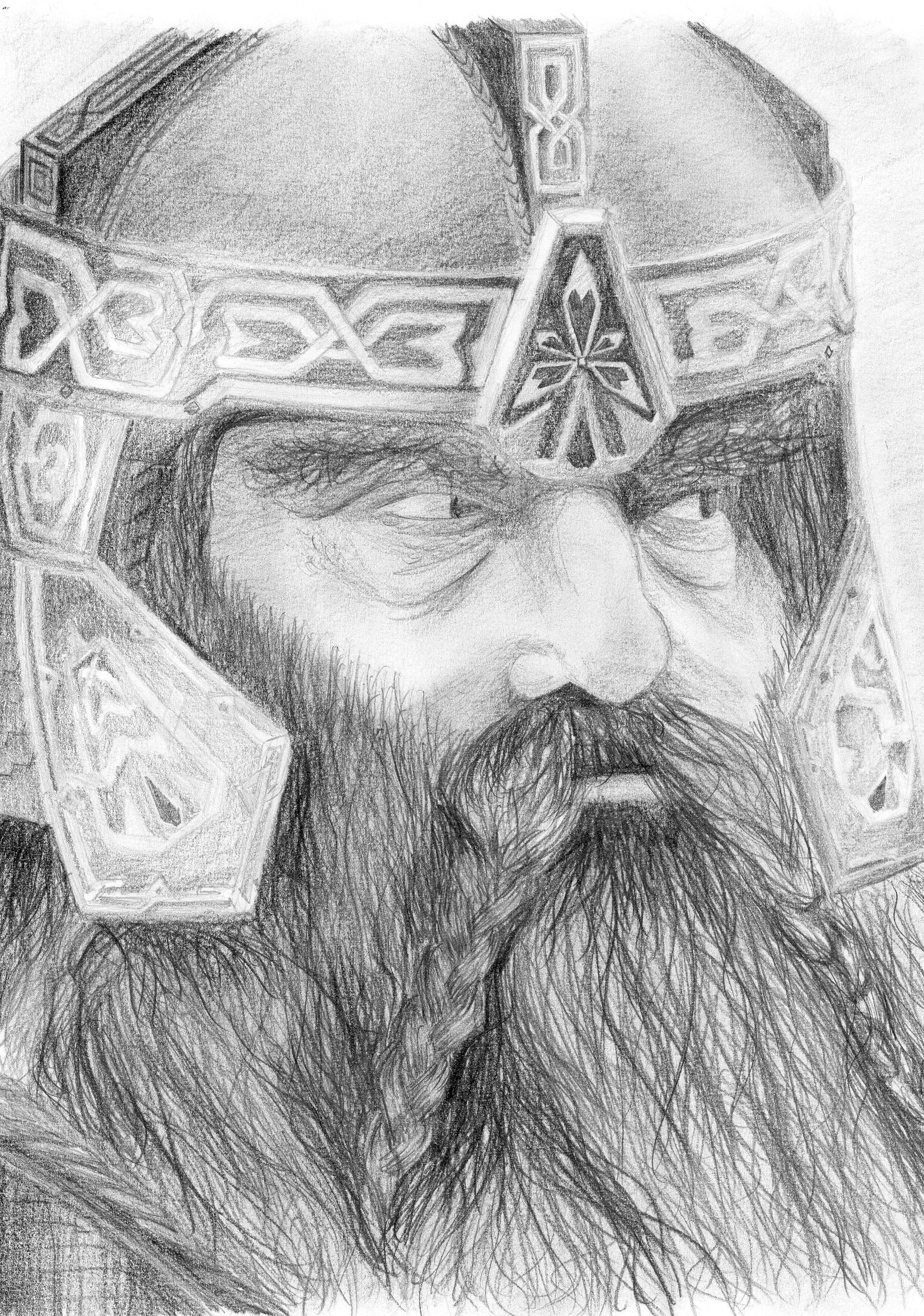 2400x3419 Pencil - Lotr Drawings