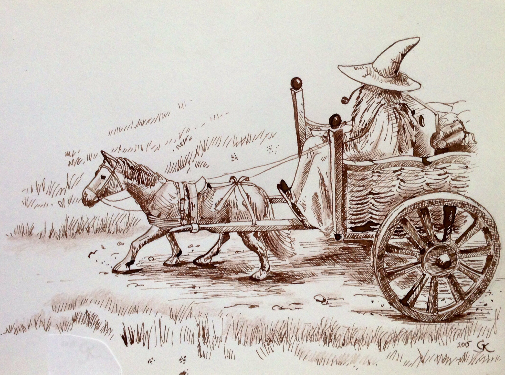 2068x1534 reading and drawing the lord of the rings part bilbo's long - Lotr Drawings