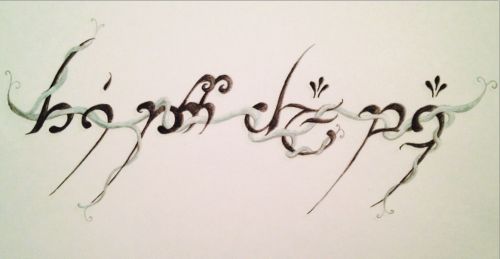 500x259 Drawing Art Mine Lord Of The Rings Lotr Tattoo Inspirational - Lotr Drawings