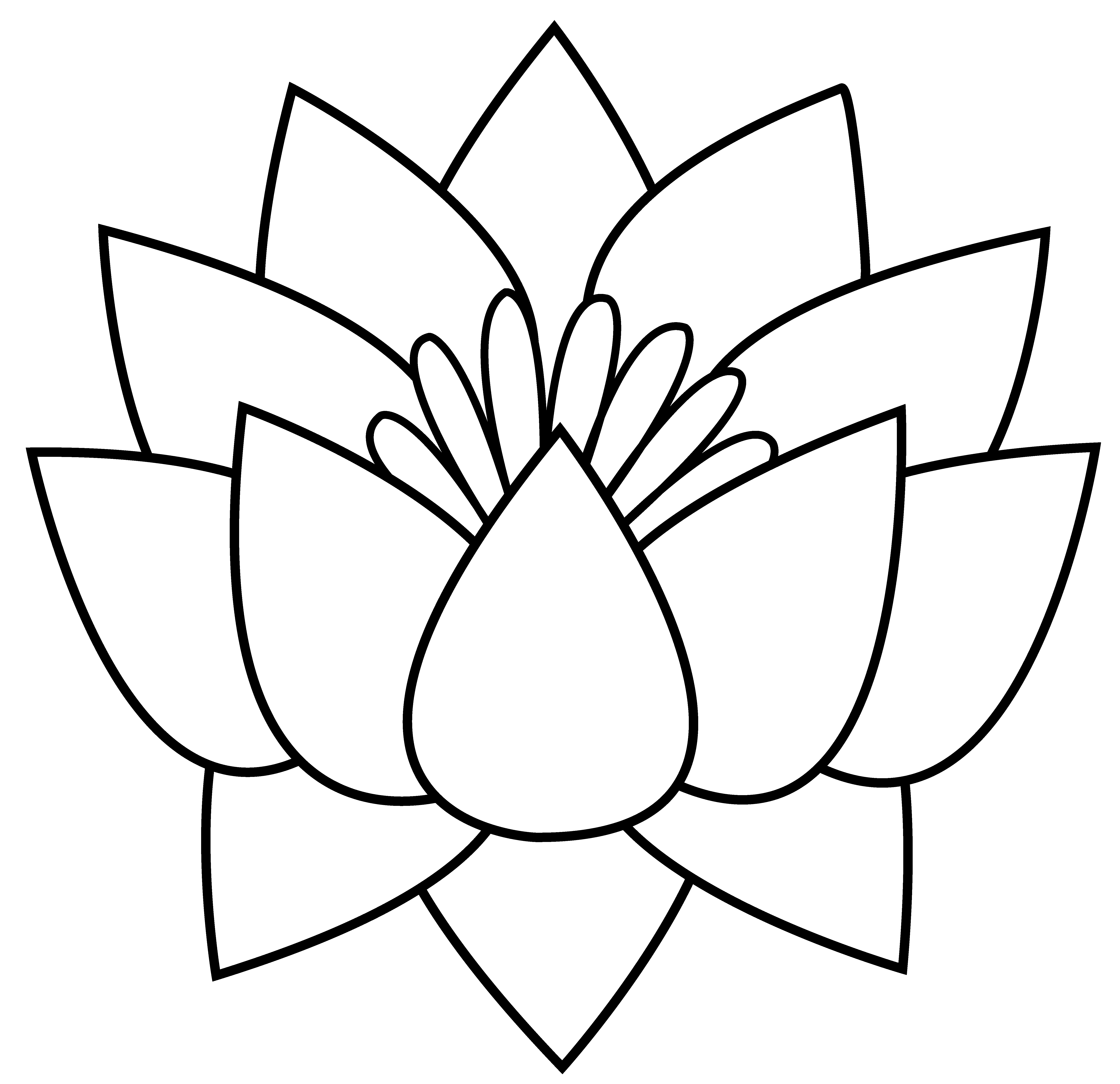 5953x5764 Intricate Drawing Lotus Flower Transparent Png Clipart Free - Lotus Drawing Images