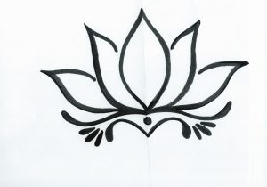 300x210 Lotus Flower Drawing Simple Archives - Lotus Drawing Simple