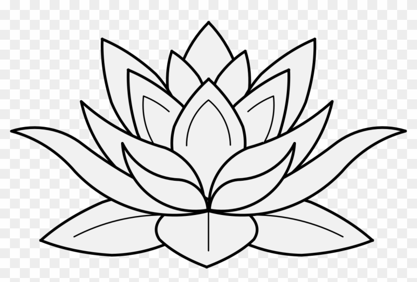 840x568 Lotus Flower Drawing - Lotus Flower Drawing Images