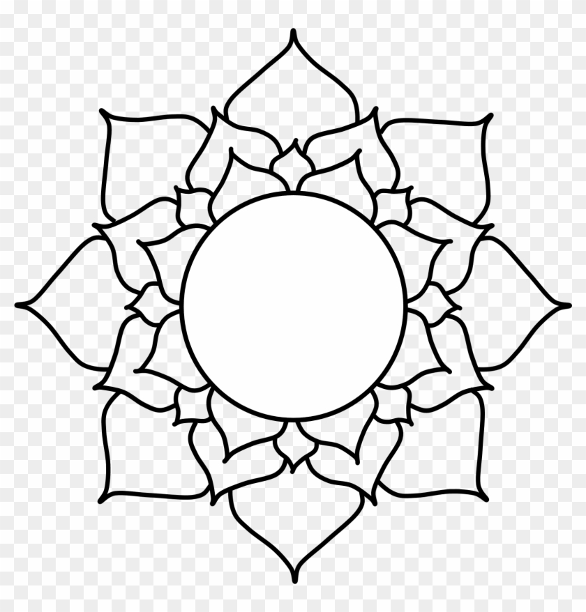 840x878 free mandalas - Lotus Flower Drawing Pictures