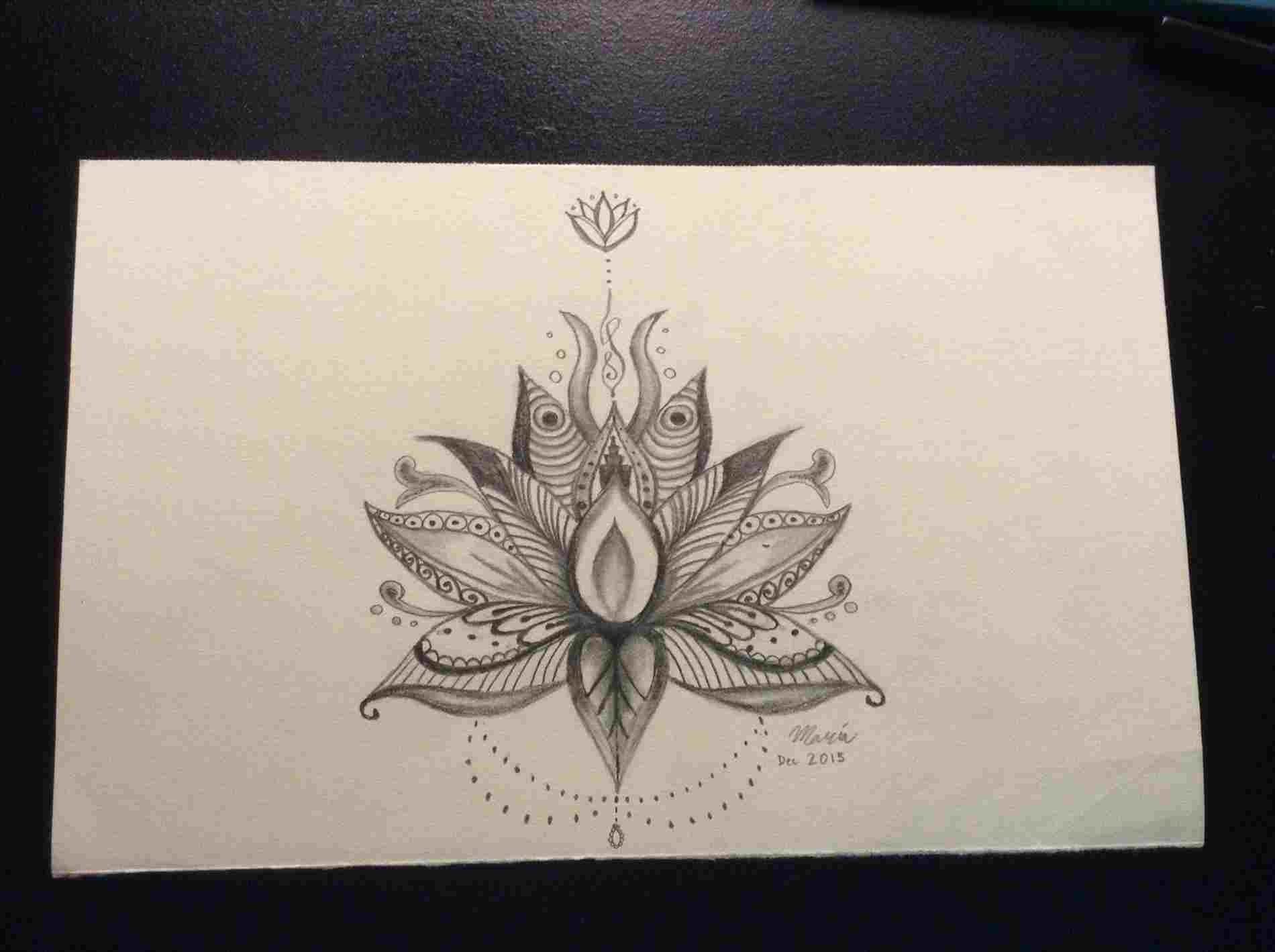 1900x1419 Lotus Flower Pencil Drawing - Lotus Flower Pencil Drawing