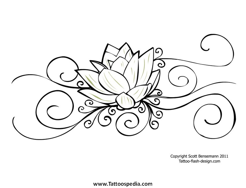 850x650 Lotus Flower Tattoo Drawing - Lotus Flower Tattoo Drawing