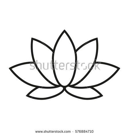 450x470 Image Result For Lotus Line Drawing - Lotus Line Drawing