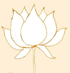 236x244 Lotus Easy Draw Transparent Png Clipart Free Download - Lotus Outline Drawing