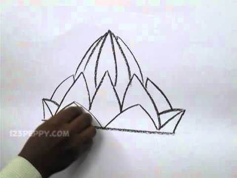 480x360 How To Draw A Lotus Temple - Lotus Temple Drawing
