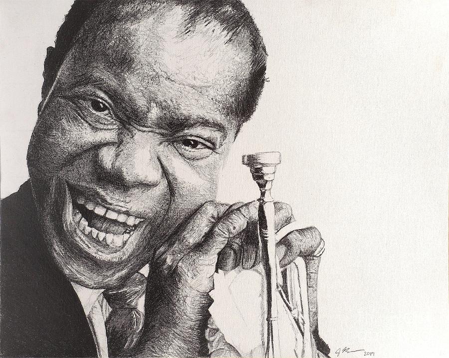 Louis Armstrong Drawing at Explore collection of