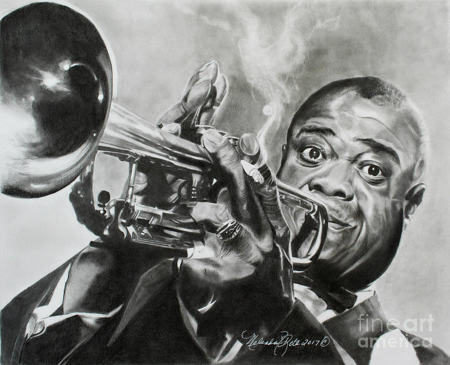900x730 Louis 'pops' Armstrong Drawing - Louis Armstrong Drawing