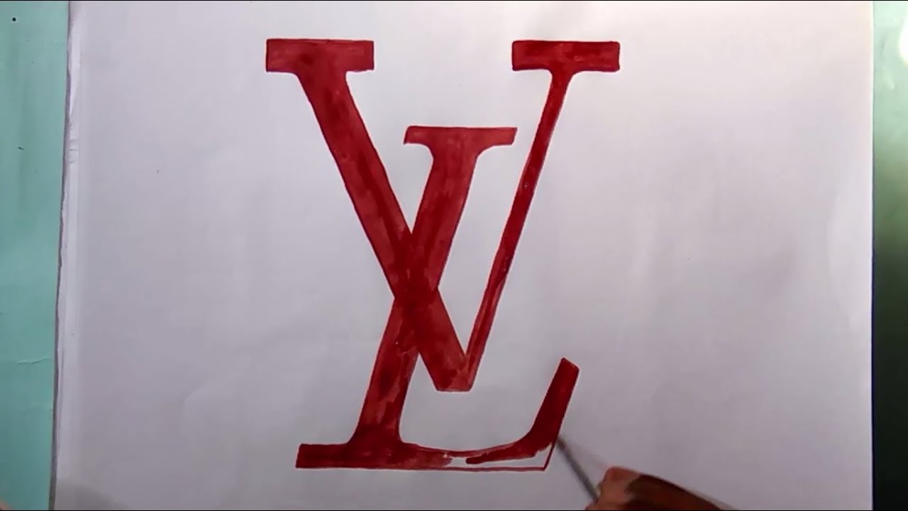 1280x720 How To Draw The Louis Vuitton Logo - Louis Vuitton Drawing