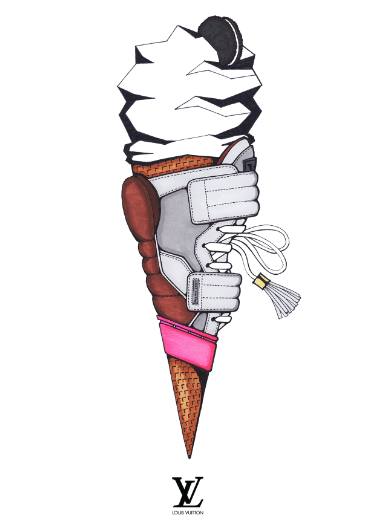 375x530 kanye west x louis vuitton jasper drawing - Louis Vuitton Drawing