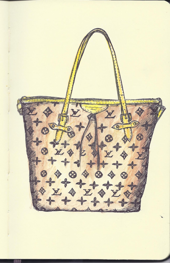 Louis Vuitton Drawing at PaintingValley.com | Explore collection of ...