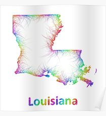 210x230 Louisiana State Drawing Posters Redbubble - Louisiana Drawing
