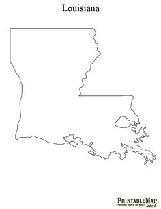 236x305 Printable Patterns - Louisiana Drawing
