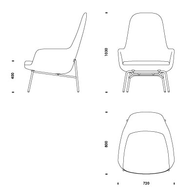 400x401 download cad - Lounge Drawings