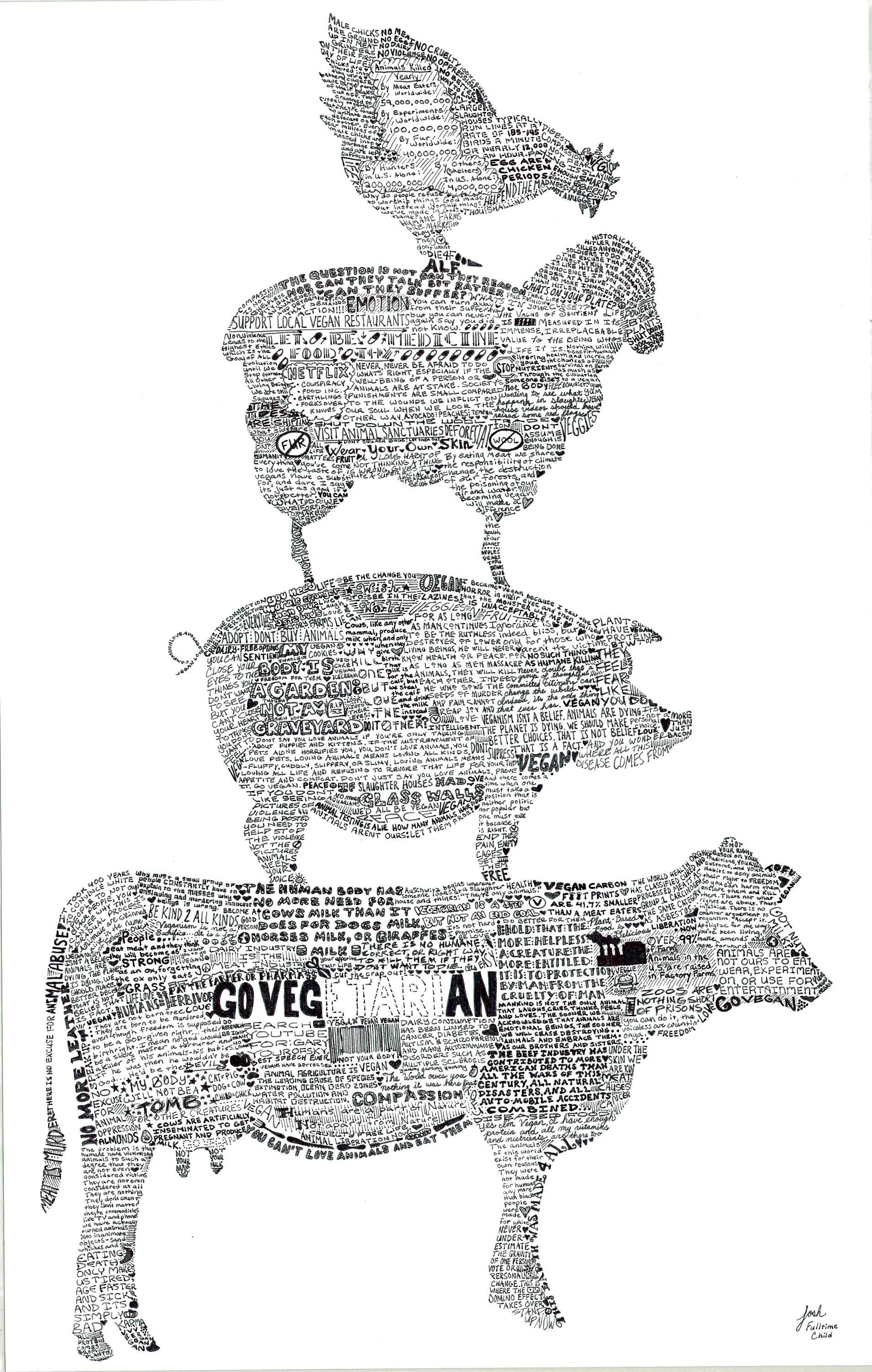 1908x3000 if you eat meat you do not love animals you love pets convince - Love Animals Drawing