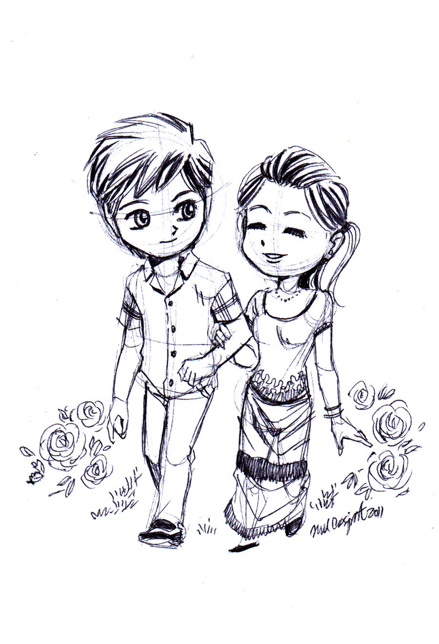 900x1321 Cute Love Drawing, Art Ideas, Sketches Design Trends - Love Art Drawing