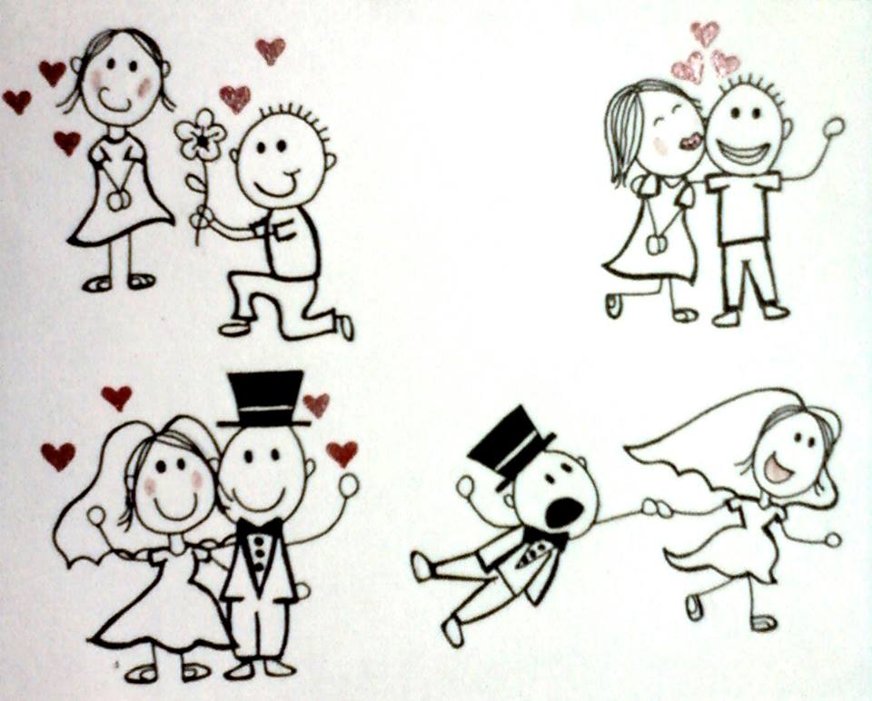 960x772 Cute Love Drawings - Love Cartoon Drawing