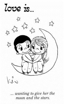 214x347 Love Is - Love Cartoon Drawing