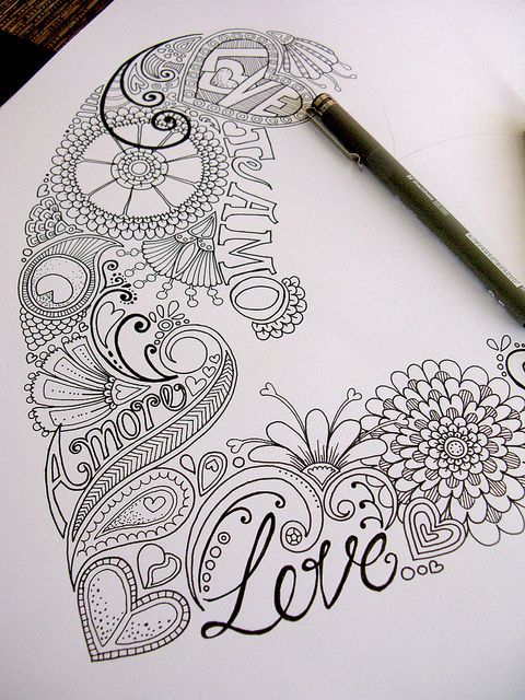480x640 Art On We Heart It - Love Drawing Images