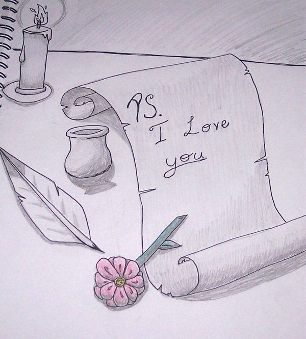 600x664 Love Drawings - Love Drawings