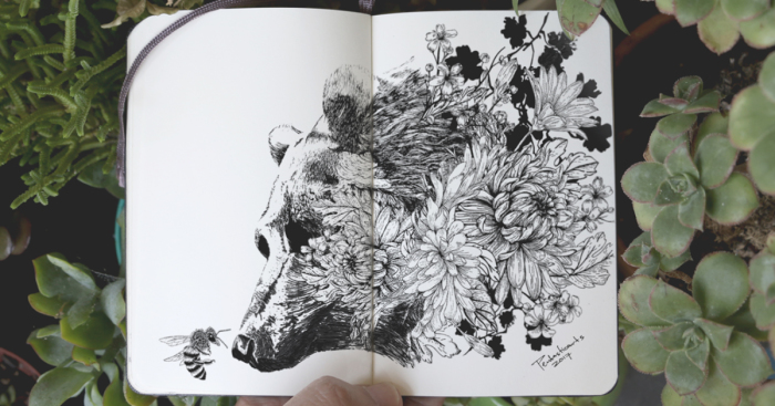 700x367 I Express My Love For Nature In Drawings With A Touch - Love For Drawing