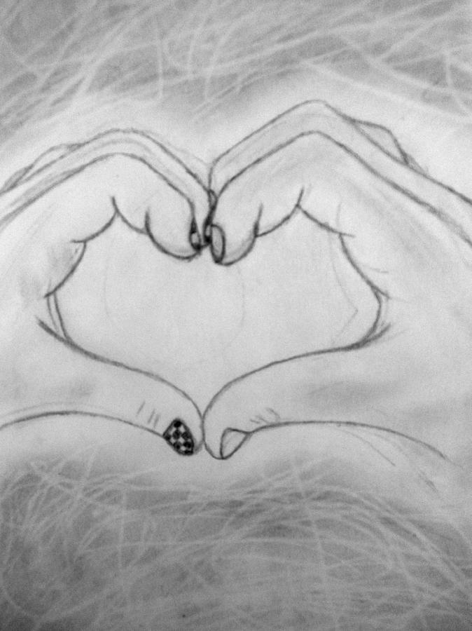 674x900 Sign Of Love Drawing - Love For Drawing